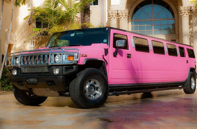Cheltenham Pink Hummer Limo